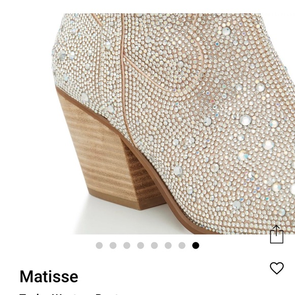 Silver metallic MatisseTaylor Western Boot - Picture 5 of 10